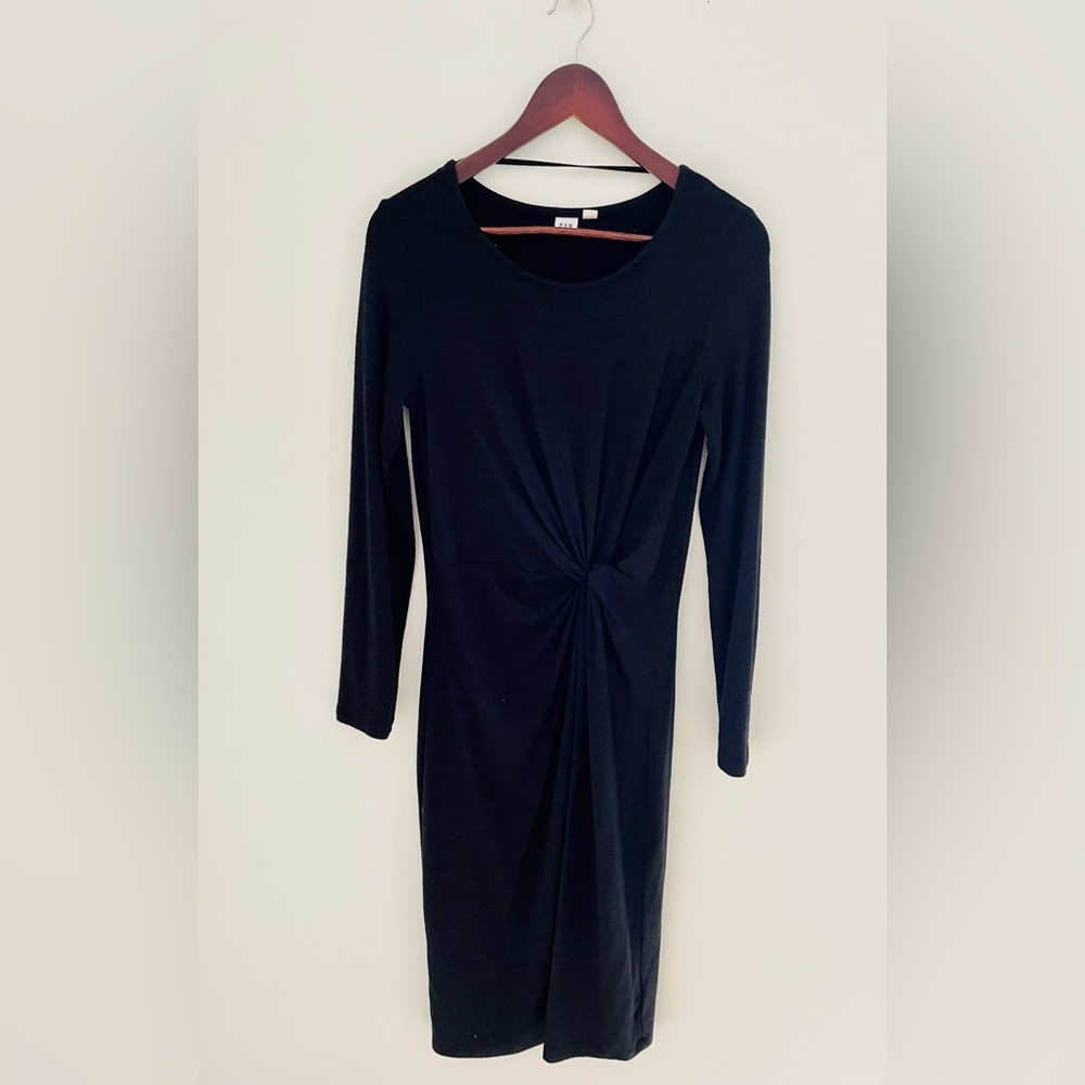 Gap Knot-waist Midi Sweater Dress